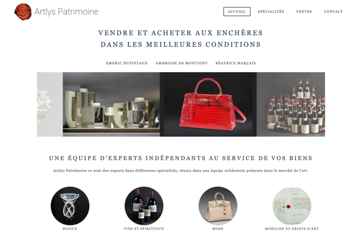 Artlys Patrimoine | Un site réalisé par Lovelace & Balzac