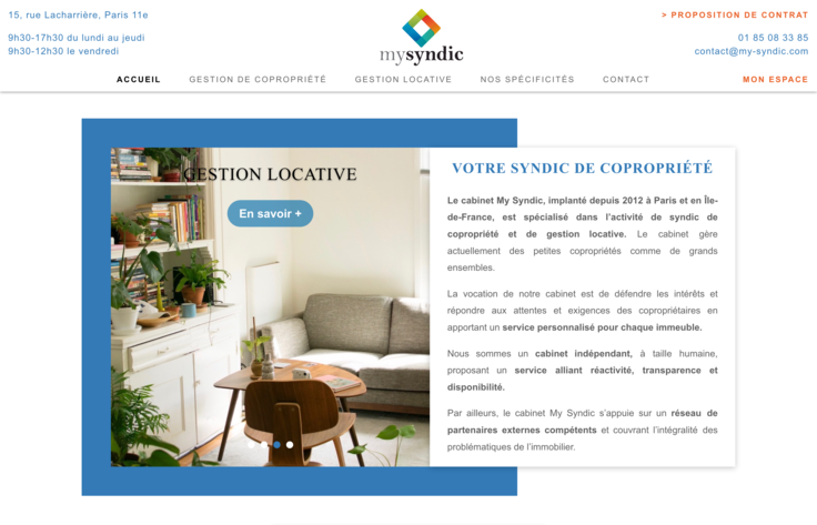 My Syndic | Un site réalisé par Lovelace & Balzac