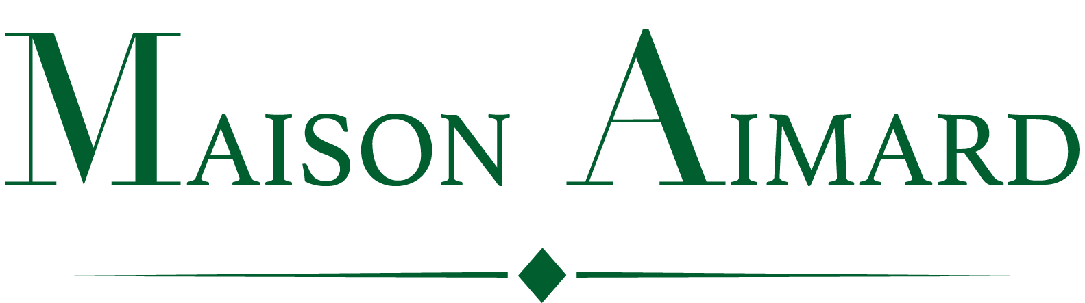 Un design de logo réalisé pour Maison Aimard par Lovelace & Balzac