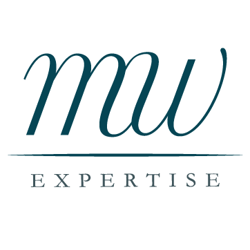 Un design de logo réalisé pour Morin-Williams expertise par Lovelace & Balzac