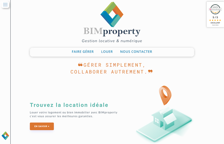 BIMproperty | Un site réalisé par Lovelace & Balzac