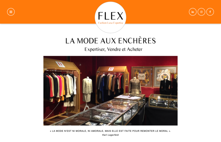 FLEX expertise | Un site réalisé par Lovelace & Balzac