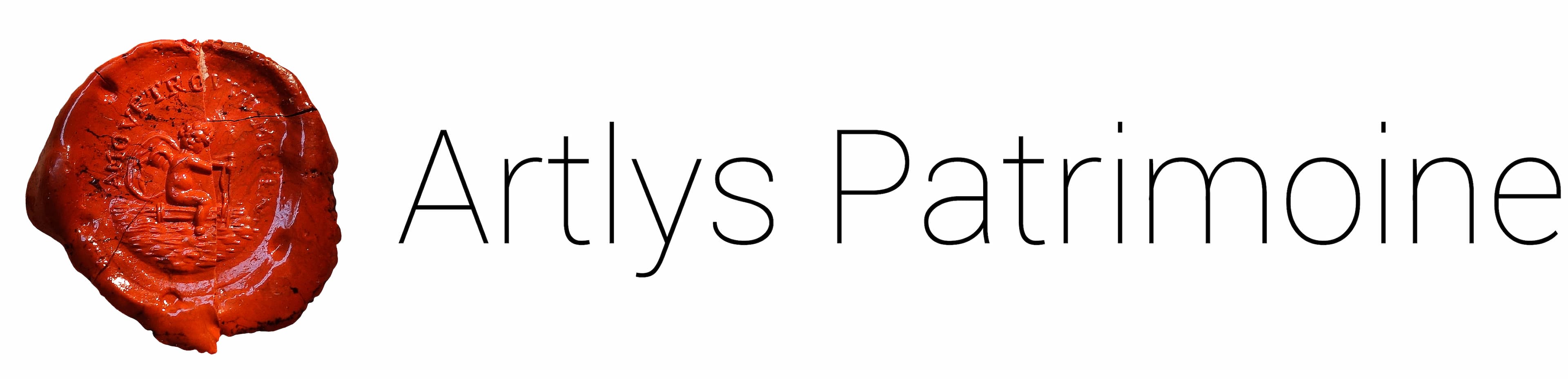 Un design de logo réalisé pour Artlys Patrimoine par Lovelace & Balzac