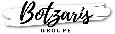 Un design de logo réalisé pour Botzaris par Lovelace & Balzac