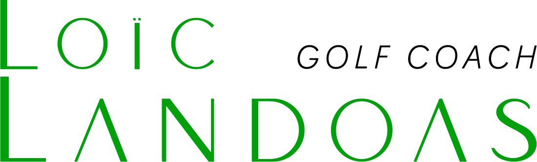 Un design de logo réalisé pour Loic Landoas-Golf coach par Lovelace & Balzac