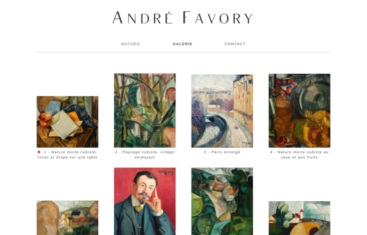André Favory | Un site réalisé par Lovelace & Balzac