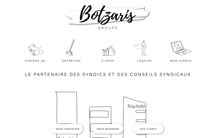 Botzaris | Un site réalisé par Lovelace & Balzac