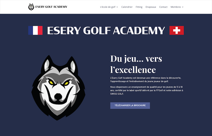 Esery Golf Academy | Un site réalisé par Lovelace & Balzac