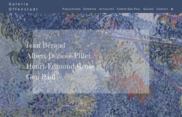 Galerie Offenstadt | Un site réalisé par Lovelace & Balzac