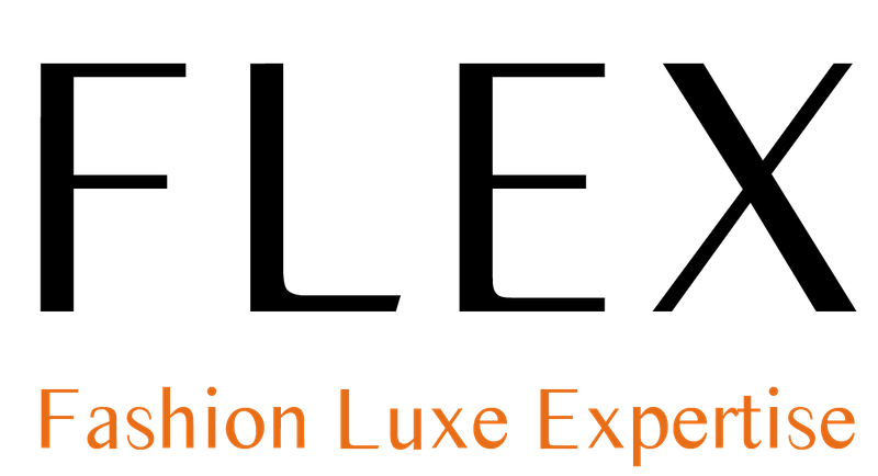Un design de logo réalisé pour FLEX expertise par Lovelace & Balzac